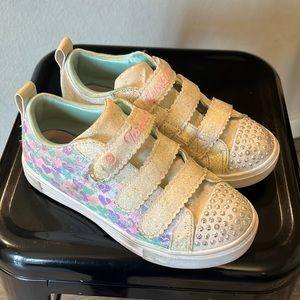 Light Up TWINKLE TOES Skechers size 1